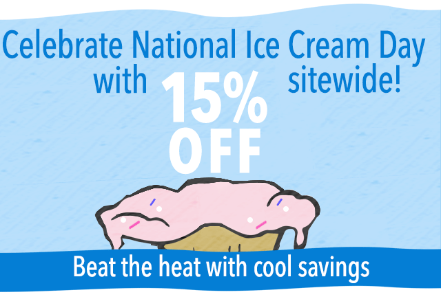Celebrate National Ice Cream Day with 15% off sitewide
Beat the heat with cool savings
Code: COOL15
Ends: 7/17 11:59pm PT

Shop Best-Sellers >
