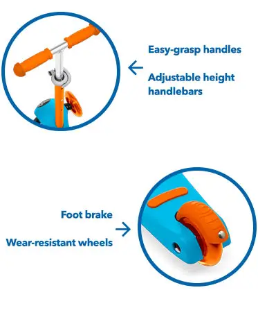 Adjustable Height Kick Scooter