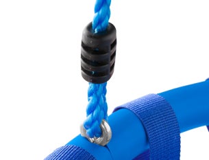 Long-lasting hanging ropes and sturdy hanging hardware